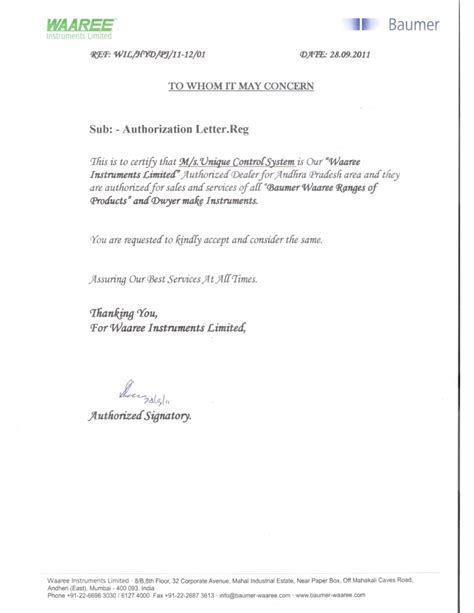 authorised dealer format